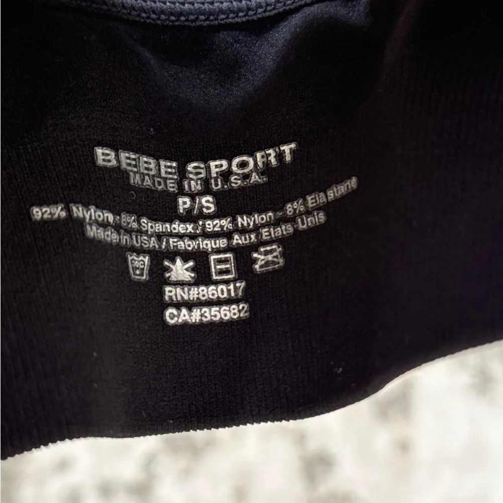 BEBE Black bralette Girls 10/12 - Picture 3 of 5